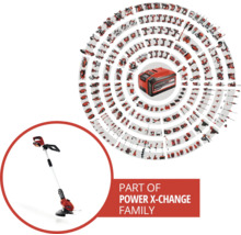 Power X-Change Akku-Familie mit Akku-Rasentrimmer