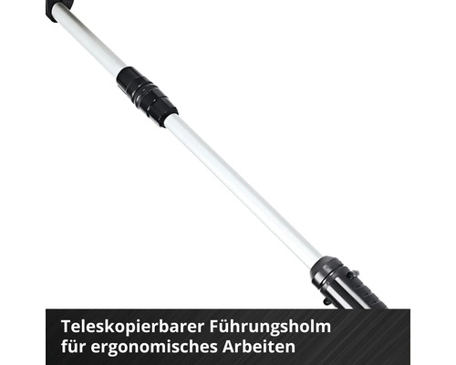 Teleskopierbarer Führungsstiel für ergonomisches Arbeiten