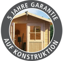 Fünf Jahre Garantie auf die Konstruktion