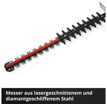 Messerbalken einer Heckenschere aus Stahl