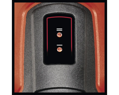 Anzeige für niedrigen und hohen Gang am Akku-Bohrhammer