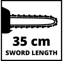 Schwertlänge 35 cm für Kettensäge
