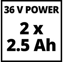 Akku-Rasenmäher Einhell Power-X-Change GE-CM 36/33 inkl Akku Li 2x2,5Ah 18 V und Ladegerät-thumb-8 Akku-Rasenmäher Einhell Power-X-Change GE-CM 36/33 inkl Akku Li 2x2,5Ah 18 V und Ladegerät-thumb-8