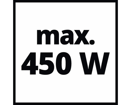 Maximale Leistung 450 Watt