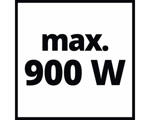 Maximale Leistung 900 Watt