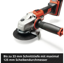 Einhandwinkelschleifer mit Schleifscheibe