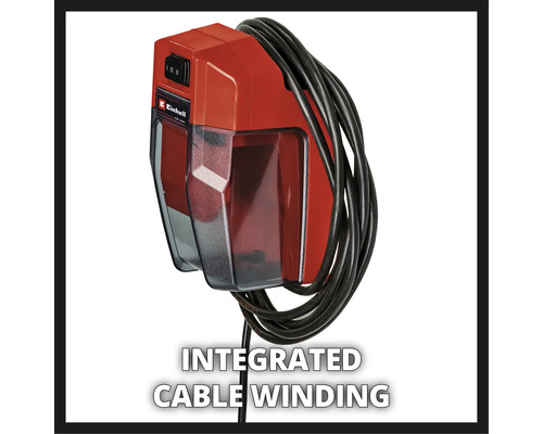 Einhell Gerät mit integrierter Kabelaufwicklung