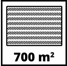 Flächenangabe 700 Quadratmeter