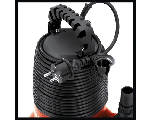 Kabelaufwicklung einer Tauchpumpe