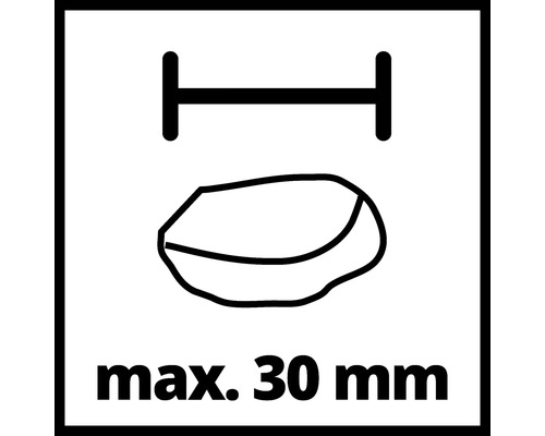 Maximale Korngröße 30 Millimeter