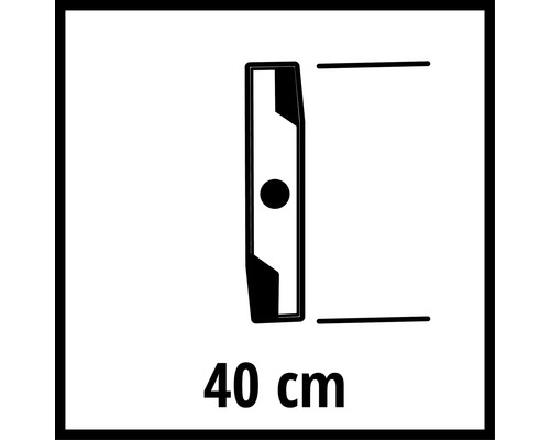 Symbol für 40 Zentimeter Schnittbreite