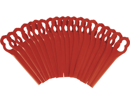 Mehrere Trimmerklingen aus Kunststoff