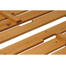Holzrostdetailansicht für den Außenbereich