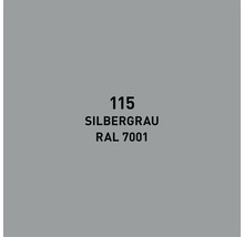 Farbfeld silbergrau, Farbcode 115, RAL 7001