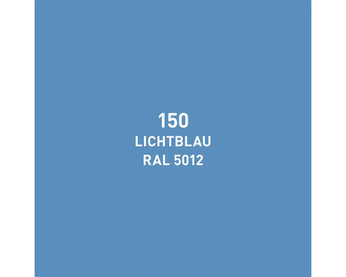 RAL 5012 Hellblaue Farbpalette