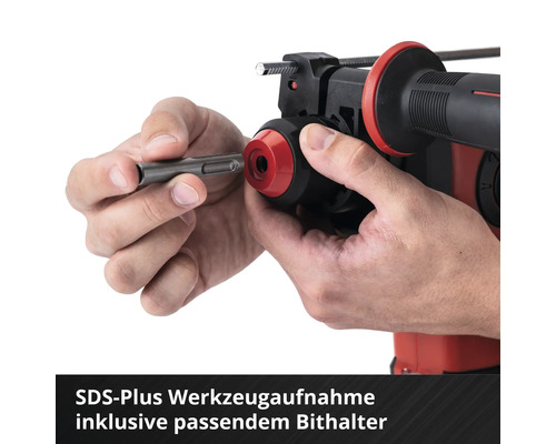 SDS-Plus Werkzeugaufnahme mit passendem Bithalter