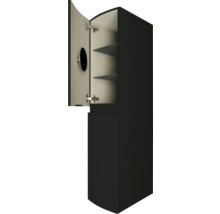Hochschrank Baden Haus Vague 30x130x39 cm schwarz matt