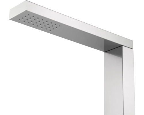 Rechteckige Duscharmatur zur Wandmontage