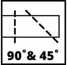 Geeignet für 90 Grad und 45 Grad Winkel
