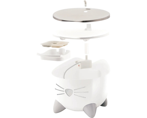 Katzenbrunnen mit Filter zur Wasserreinigung