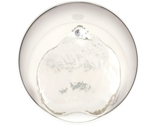 Trinkbrunnen für Katzen mit fließendem Wasser in einer runden Schale