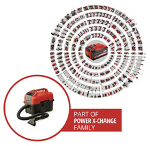 Einhell Power X-Change Familie mit Nass-Trockensauger