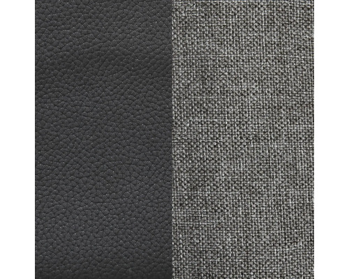 Nahaufnahme von Leder- und Stoffstruktur