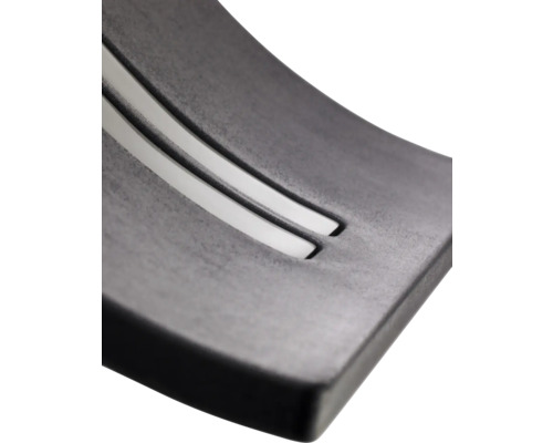 Seifenschale mit Rillen zur Wasserableitung