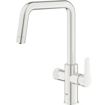 Küchenarmatur mit Filterfunktion Grohe Start 30601DC0 supersteel matt Einzelarmatur ohne Filter