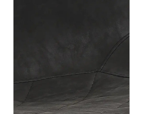 Nahaufnahme von gestepptem Leder