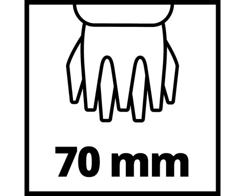 Symbol für 70 Millimeter Schnitttiefe