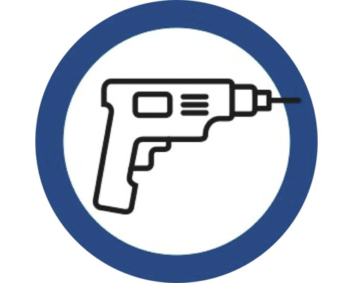 Symbol einer Bohrmaschine
