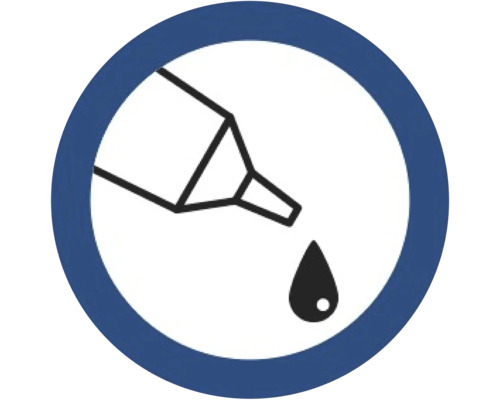Symbol für Klebstoffdosierung