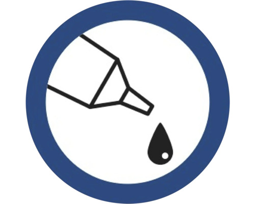 Symbol für präzise Dosierung mit Tropfer