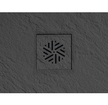 Extraflache Rechteck-Duschwanne Jungborn Cento 120x80x2,5 cm schwarz matt-thumb-2