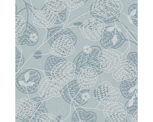 Tapete mit Blättern und Blütenmuster