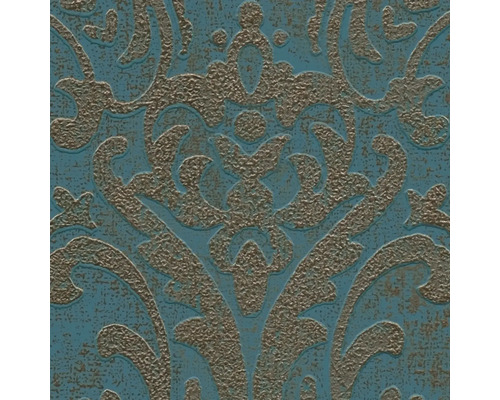 Nahaufnahme einer strukturierten Tapete mit floralem Muster