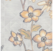 Nahaufnahme einer Tapete mit Blumenmuster