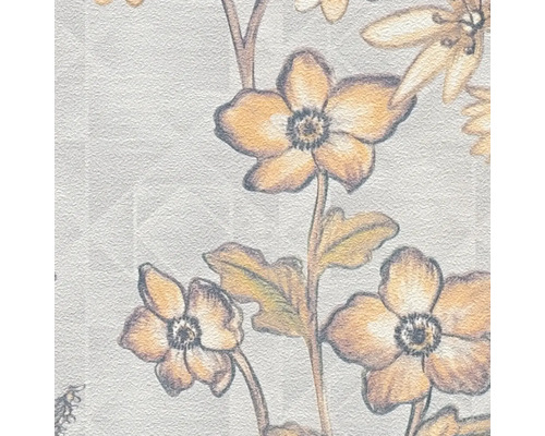 Nahaufnahme einer Tapete mit Blumenmuster