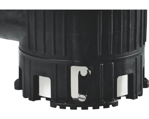 Detailansicht einer schwarzen Tauchpumpe