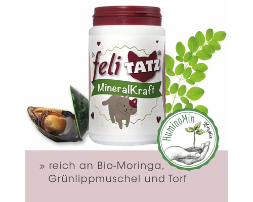 Feli Tatz Mineralkraft Ergänzungsfuttermittel für Katzen
