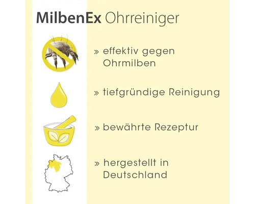 MilbenEx Ohrreiniger zur Reinigung bei Milbenbefall