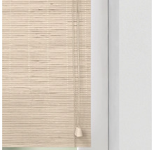 Bambusrollo mit Zugschnur am Fenster