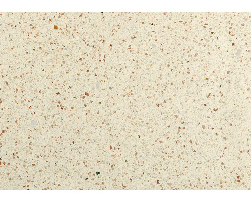 Terrazzo-Fliese mit kleinen, verschiedenfarbigen Einschlüssen