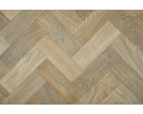 Verlegung von Holzboden im Fischgrätmuster