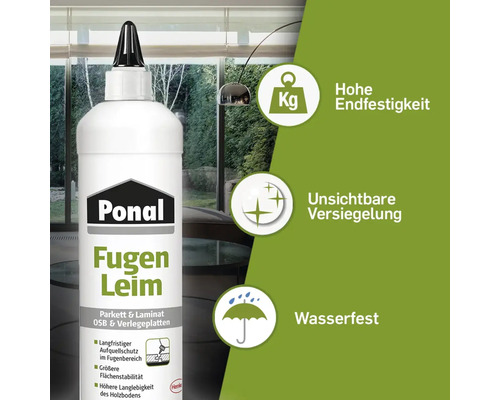 Ponal Fugenleim für Parkett, Laminat, OSB und Verlegeplatten