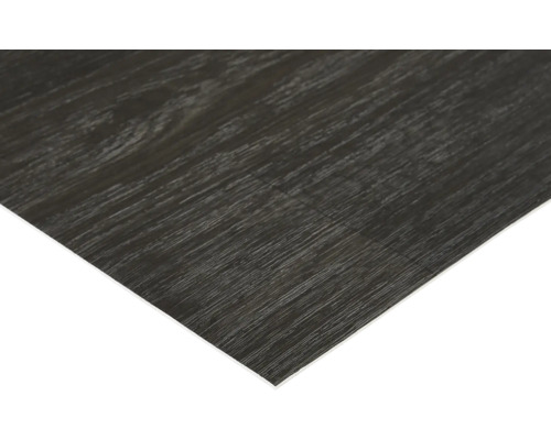 Dunkle Vinylbodenfliese mit Holzoptik