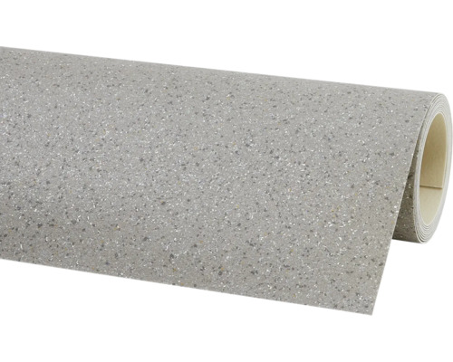 Grauer PVC-Bodenbelag auf Rolle