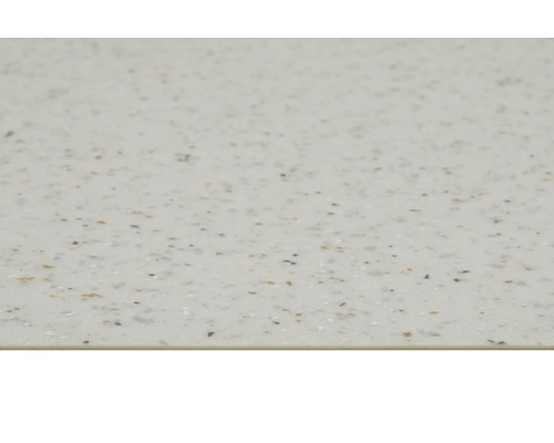 Nahaufnahme einer Arbeitsplatte mit Sprenkeln.