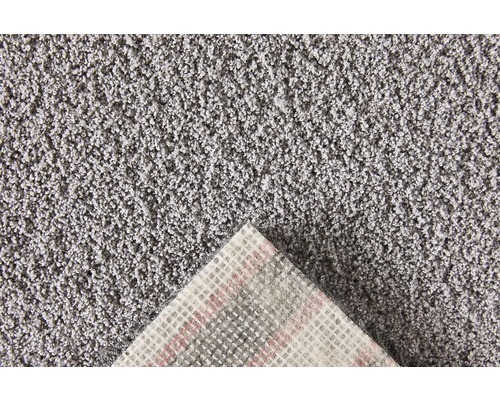 Grauer Teppich mit Textilrücken